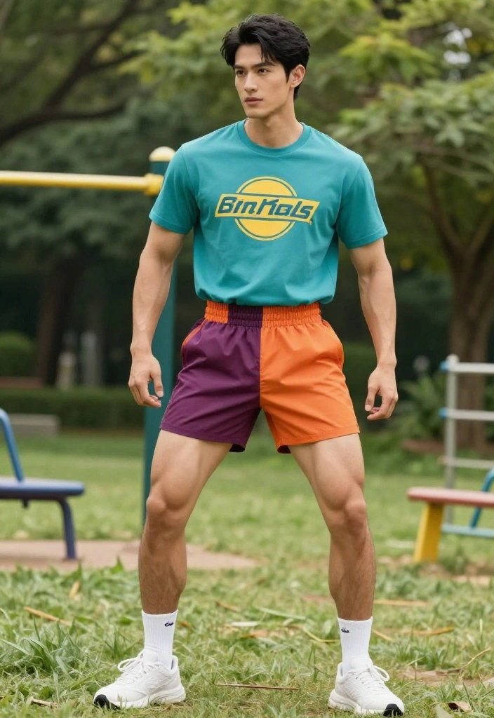 19 Affordable Workout Outfits for Men Under $60 That Don't Look Cheap - 10. Retro Vibes 1