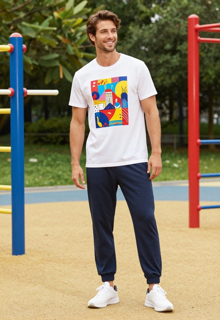 19 Affordable Workout Outfits for Men Under $60 That Don't Look Cheap - 18. Fun Graphic Tees 1