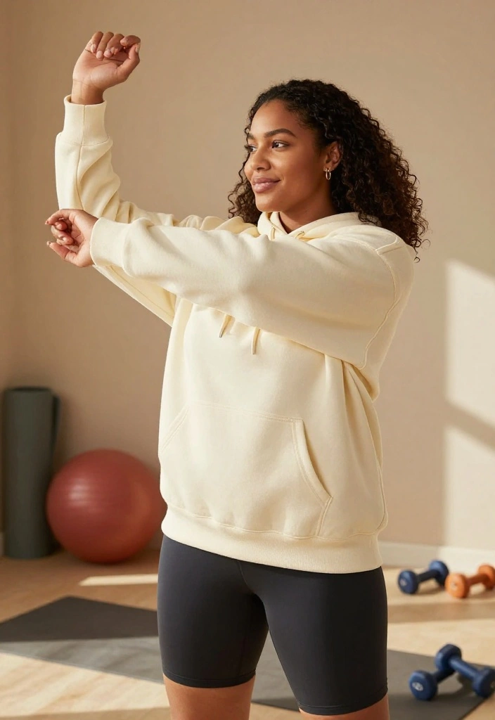 19 Best Oversized Workout Outfits for Women Who Want Room to Move - 1. Relaxed Fit Hoodies for the Cozy Vibe 1