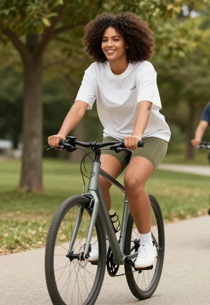 19 Best Oversized Workout Outfits for Women Who Want Room to Move - 13. Casual Cycling Shorts for Active Comfort 1