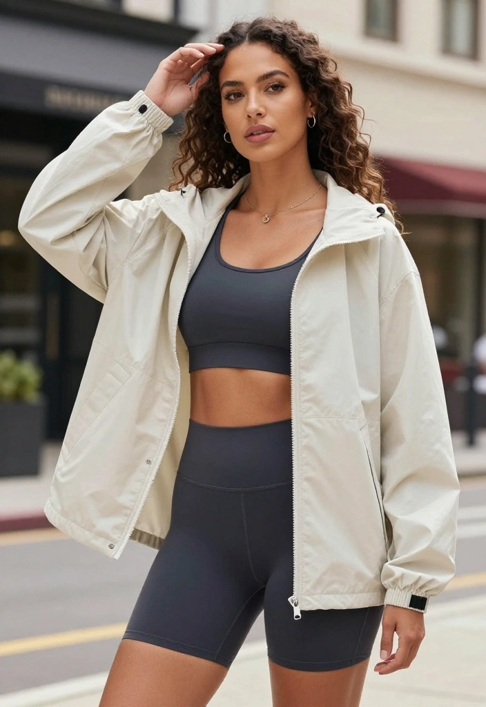 19 Best Oversized Workout Outfits for Women Who Want Room to Move - 17. Layered Sporty Looks for Dynamic Activities 1