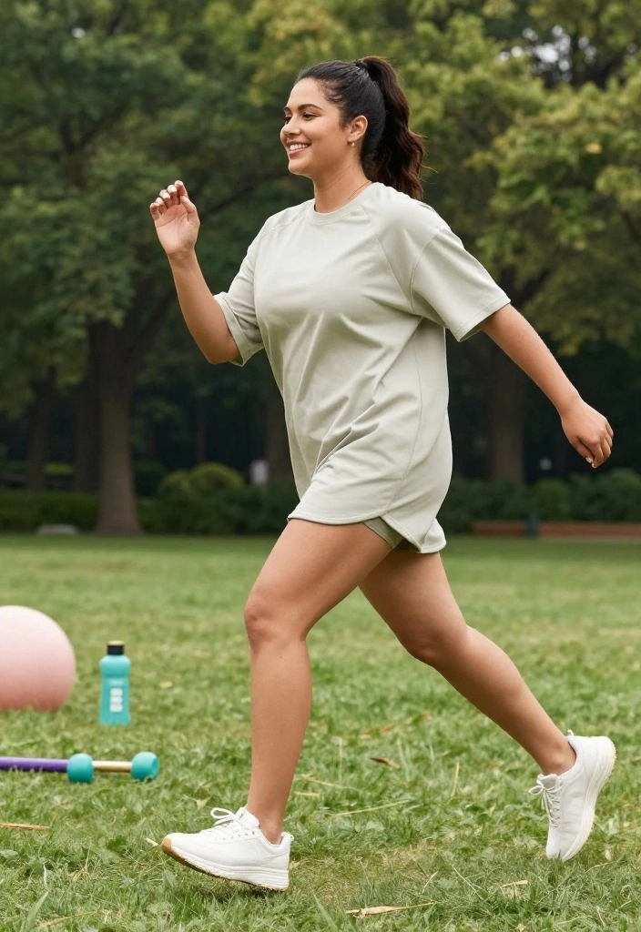 19 Best Oversized Workout Outfits for Women Who Want Room to Move - 8. Loose-Fit Athletic Dresses for All-in-One Ease 1