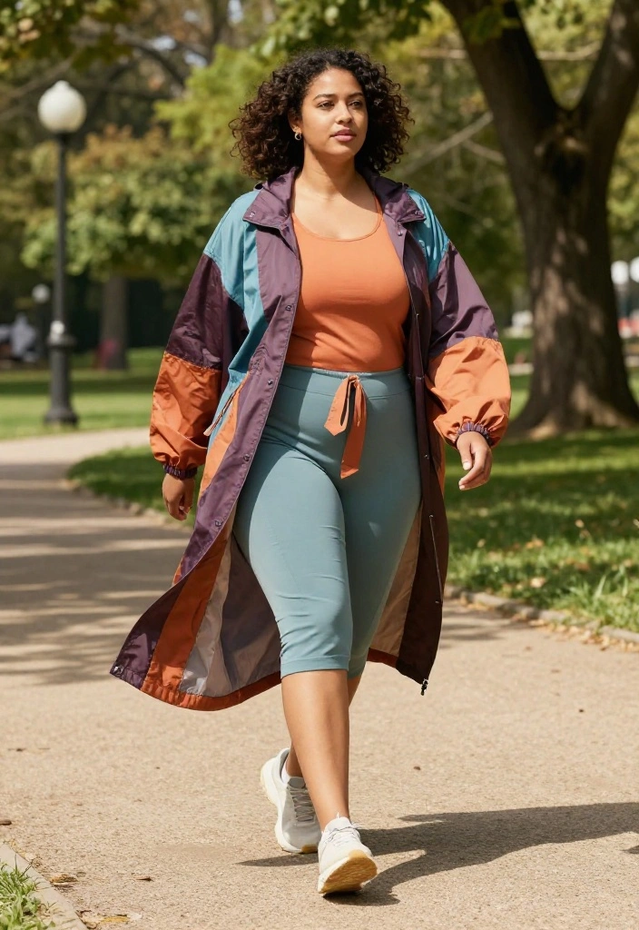 19 Best Oversized Workout Outfits for Women Who Want Room to Move - 9. Oversized Windbreakers for Dynamic Weather 1