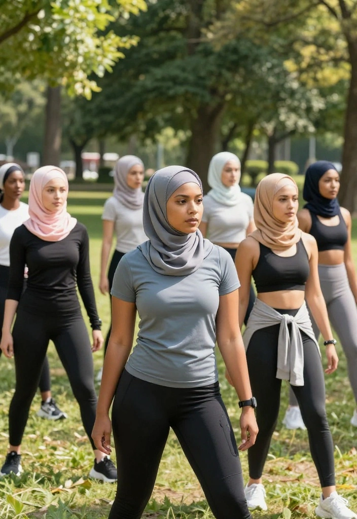 19 Breathable Modest Workout Outfits for Summer Training in the Heat - 9. Functional Sports Hijabs 1