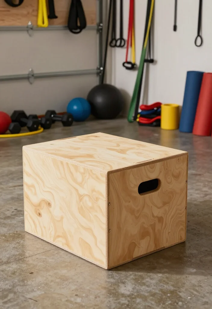19 Budget Garage Gym Ideas That Don't Sacrifice Equipment Quality or Workout Options - 1. DIY Plyometric Boxes 1