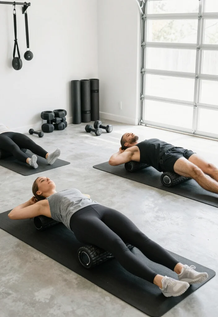 19 Budget Garage Gym Ideas That Don't Sacrifice Equipment Quality or Workout Options - 10. Foam Roller for Recovery 1