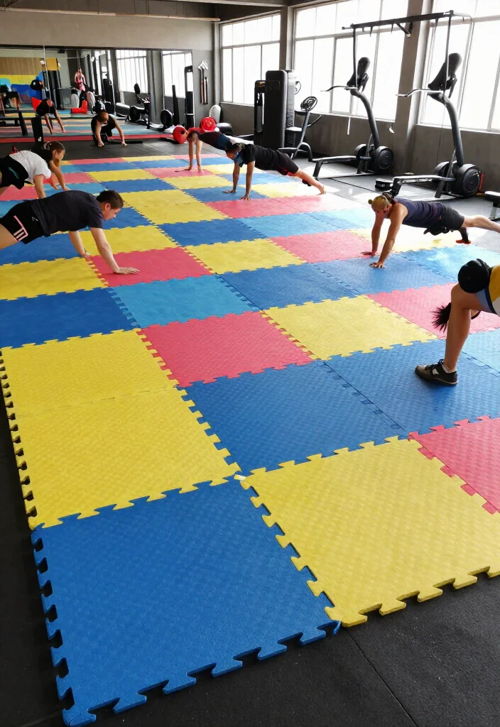 19 Budget Garage Gym Ideas That Don't Sacrifice Equipment Quality or Workout Options - 18. Affordable Gym Flooring 1