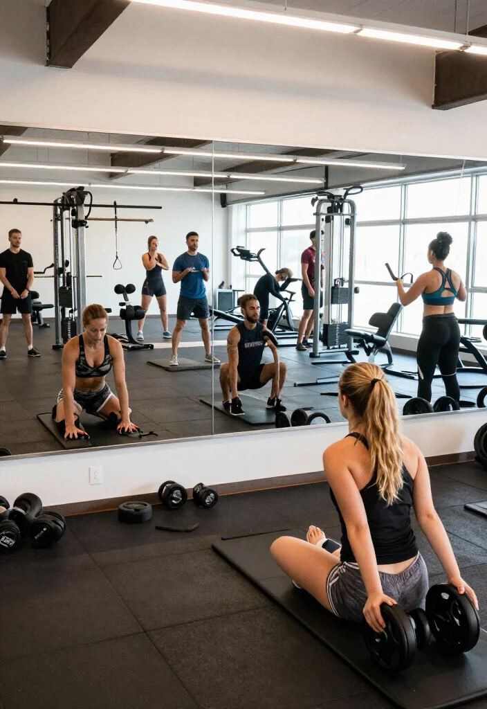 19 Budget Garage Gym Ideas That Don't Sacrifice Equipment Quality or Workout Options - 9. Mirror for Motivation and Form Checks 1