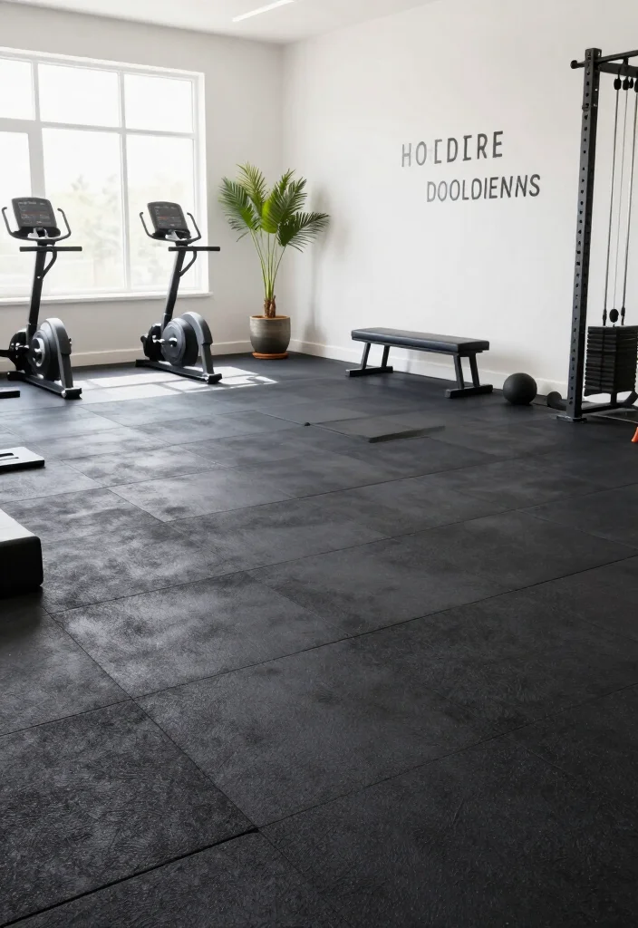 19 Budget Home Gym Ideas Under $500 That Still Feel Complete and Professional - 12. Select Versatile Gym Flooring 1