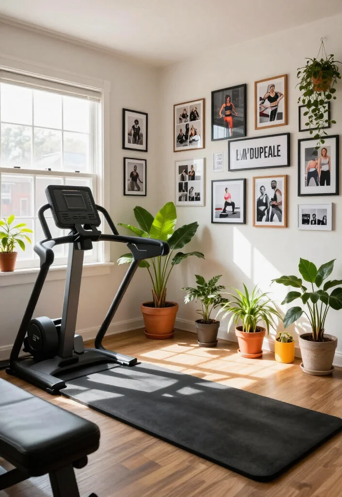 19 Budget Home Gym Ideas Under $500 That Still Feel Complete and Professional - 17. Add Personal Touches 1
