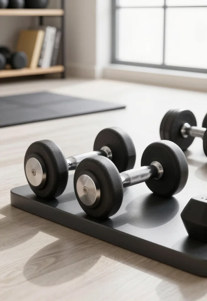 19 Budget Home Gym Ideas Under $500 That Still Feel Complete and Professional - 2. Invest in Adjustable Dumbbells 1
