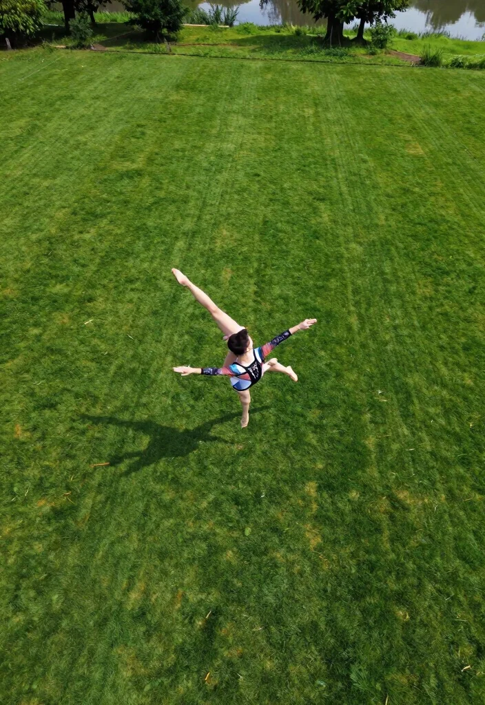 19 Captivating Outdoor Gymnastics Photo Ideas That Showcase Flexibility and Strength! - 10. Aerial Wonder 1