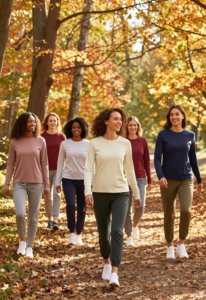 19 Cozy Fall Workout Outfit Ideas for Outdoor Runs and Morning Hikes - 2. Layered Long Sleeves 1