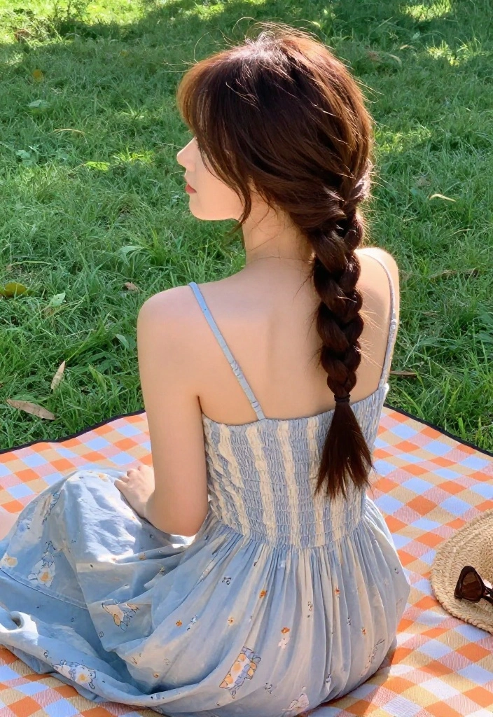 19 Cute Hot Weather Hairstyles That Won't Fall Flat in the Sun - 12. Trendy Side Braid 1
