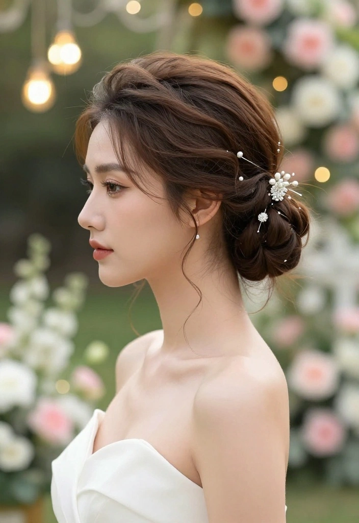 19 Cute Hot Weather Hairstyles That Won't Fall Flat in the Sun - 15. Elegant Chignon 1