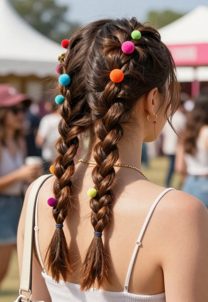 19 Cute Hot Weather Hairstyles That Won't Fall Flat in the Sun - 19. Charming Knot Braid 1