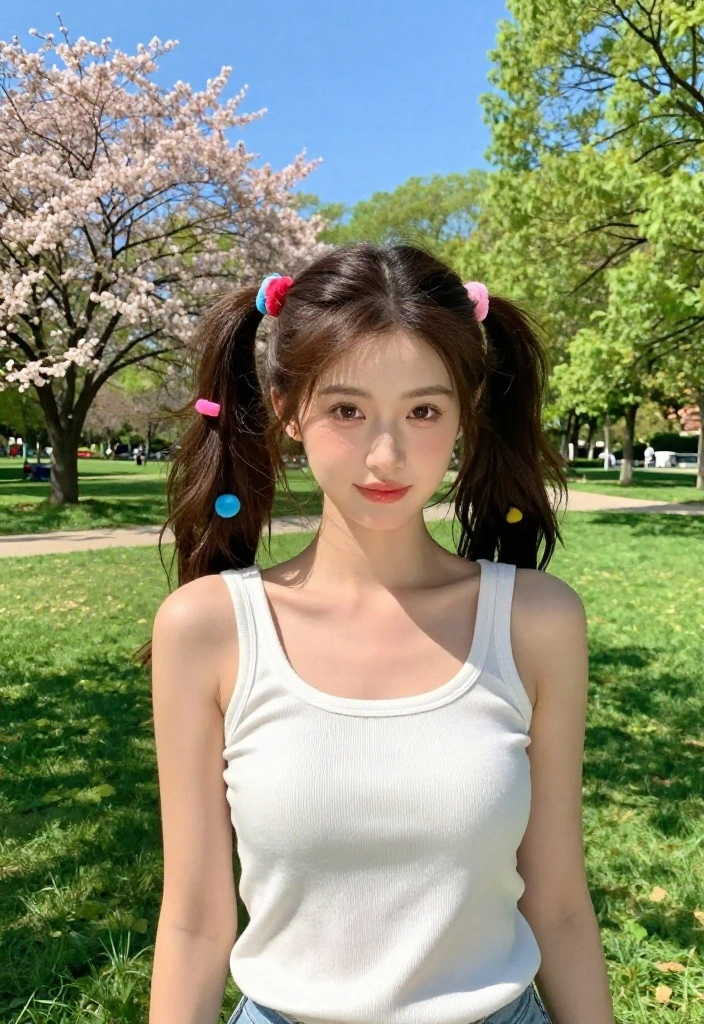 19 Cute Hot Weather Hairstyles That Won't Fall Flat in the Sun - 2. Playful Pigtails 1