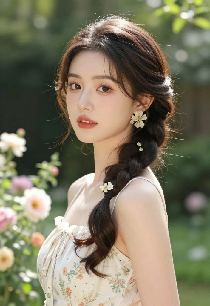 19 Cute Hot Weather Hairstyles That Won't Fall Flat in the Sun - 4. Twisted Half-Updo 1