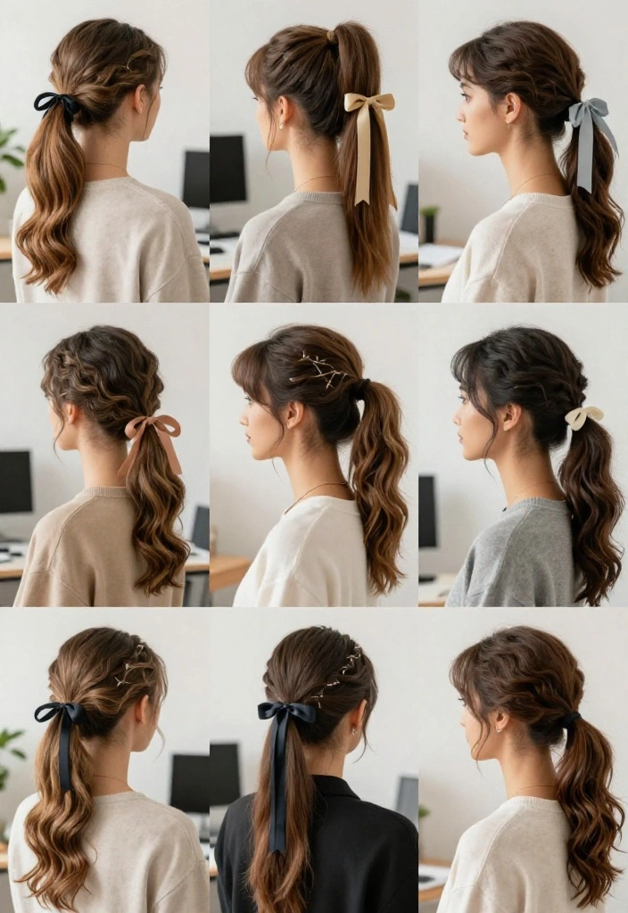 19 Cute Ponytail Hairstyles with Ribbon You Can Wear to Work - Conclusion 1