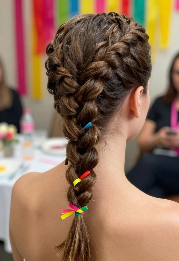 19 Easy Everyday Hairstyles with Ribbon Accessories You'll Love - 15. Twisted Ribbon Poof 1