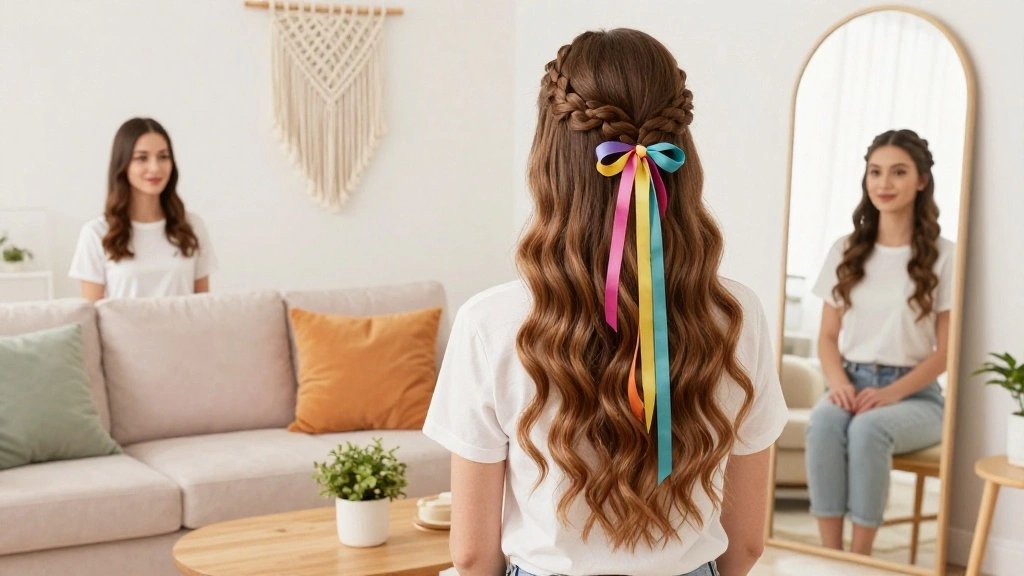 19 Easy Everyday Hairstyles with Ribbon Accessories You'll Love - Golfing Goal
