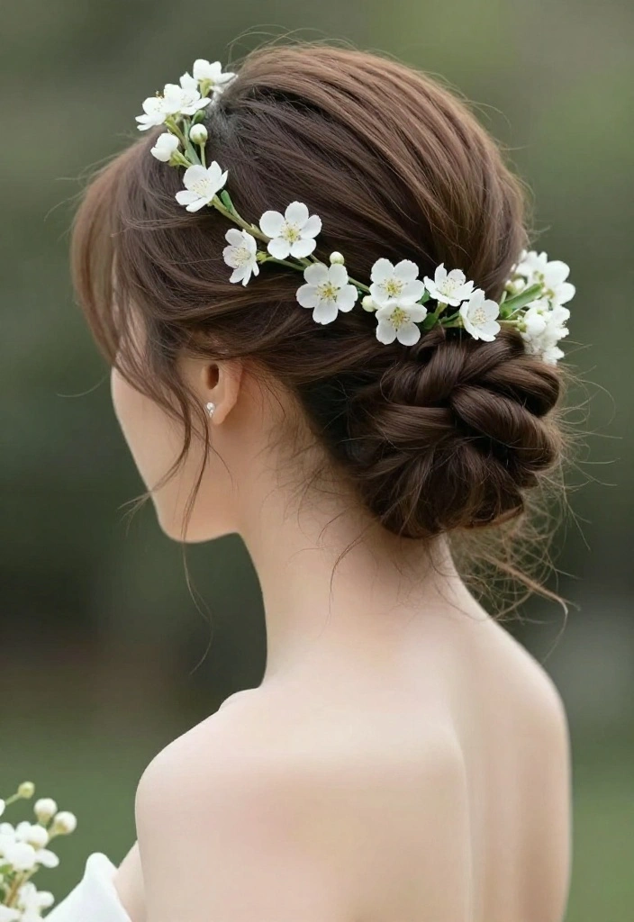 19 Elegant Summer Updo Hairstyles for Warm Weather Weddings - 19. Elegant Low Twist 1