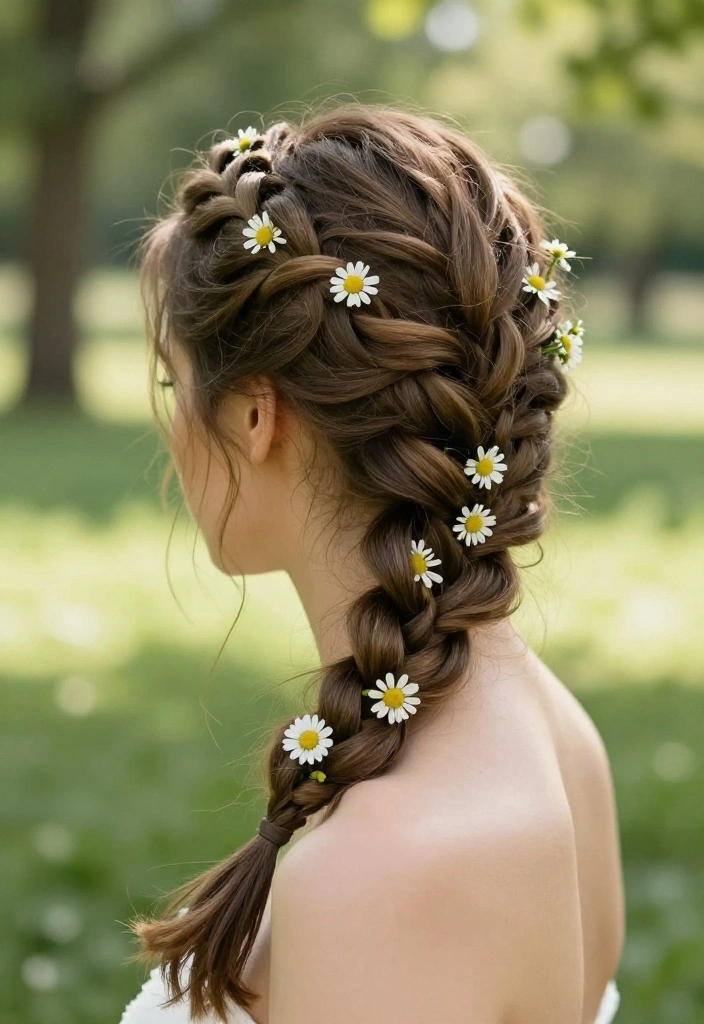 19 Elegant Summer Updo Hairstyles for Warm Weather Weddings - 2. Braided Updo 1