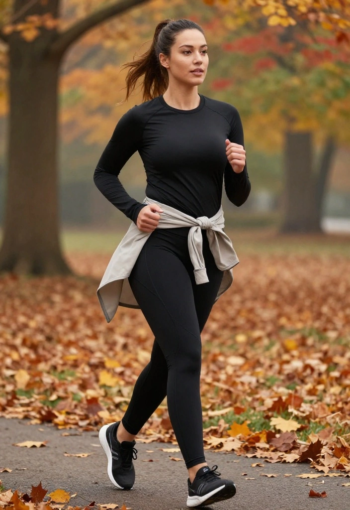 19 Essential Fall Workout Outfit Pieces Every Woman Needs in Her Activewear Closet - 1. Thermal Leggings 1