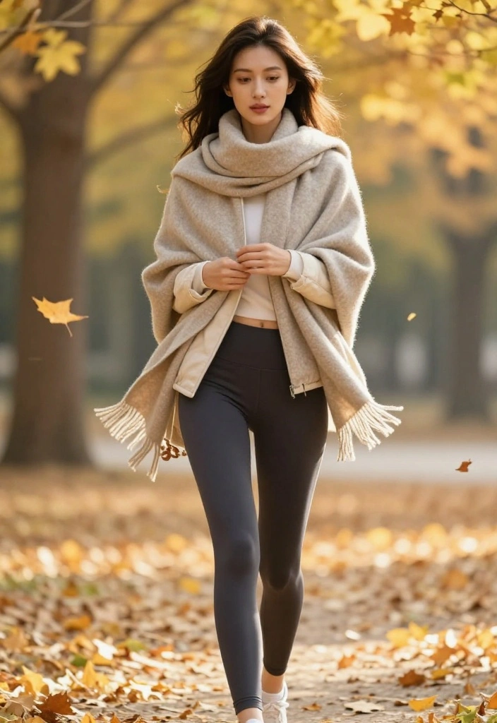 19 Essential Fall Workout Outfit Pieces Every Woman Needs in Her Activewear Closet - 14. Cozy Scarves 1