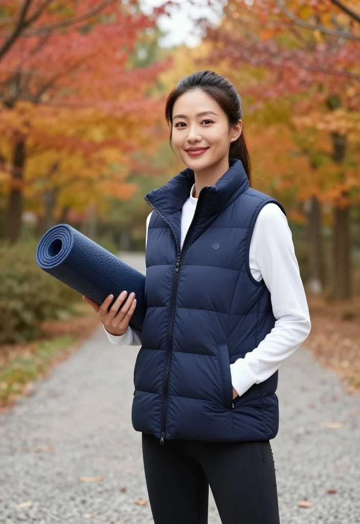 19 Essential Fall Workout Outfit Pieces Every Woman Needs in Her Activewear Closet - 3. Puffer Vests 1
