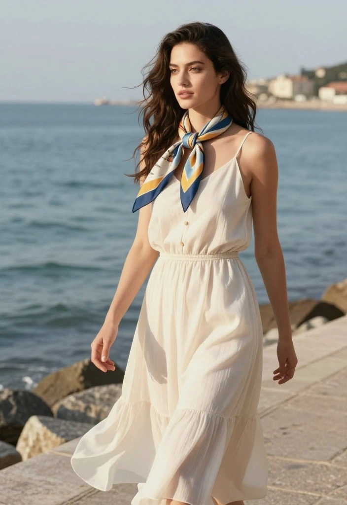 19 Frizz-Free Hot Weather Hairstyles Designed for Humid Climates - 17. Hair Scarf 1