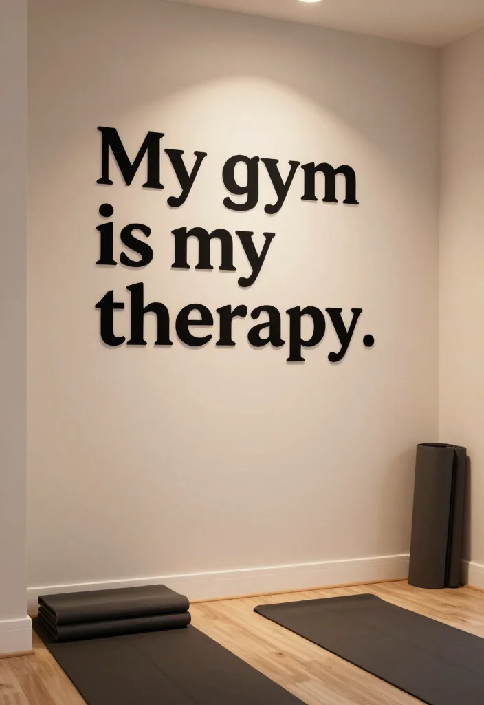 19 Funny Gym Quotes That Make You Laugh and Still Keep You Showing Up - 14. 'My gym is my therapy.' 1