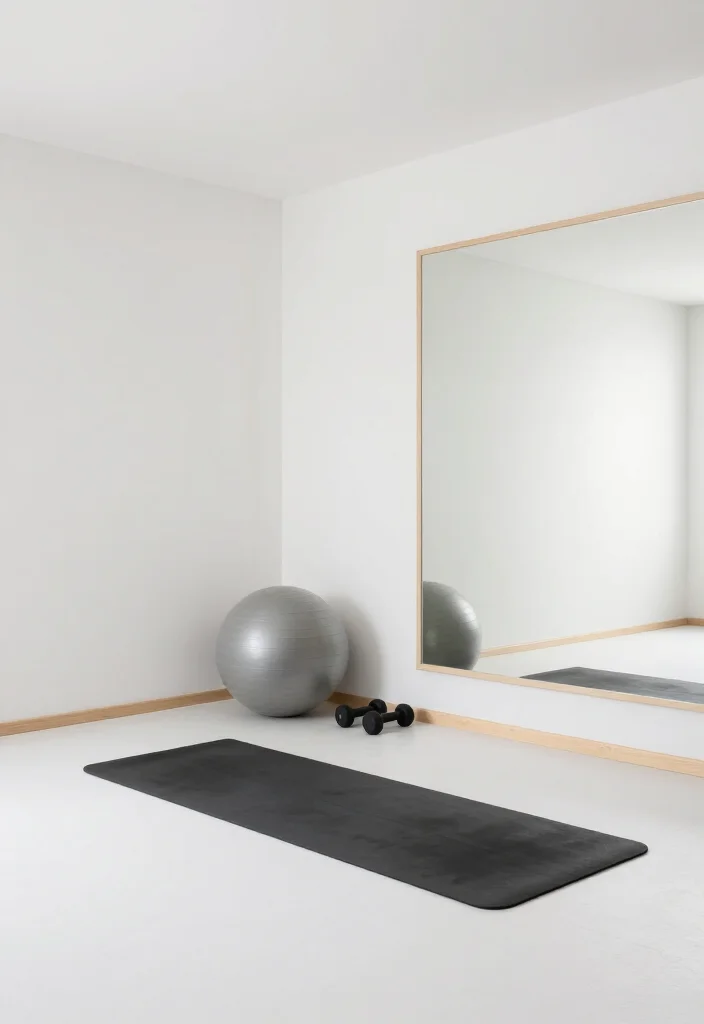 19 Garage Gym Design Ideas That Look Professional Enough to Show Off Every Single Day - 1. Minimalist Marvel 1