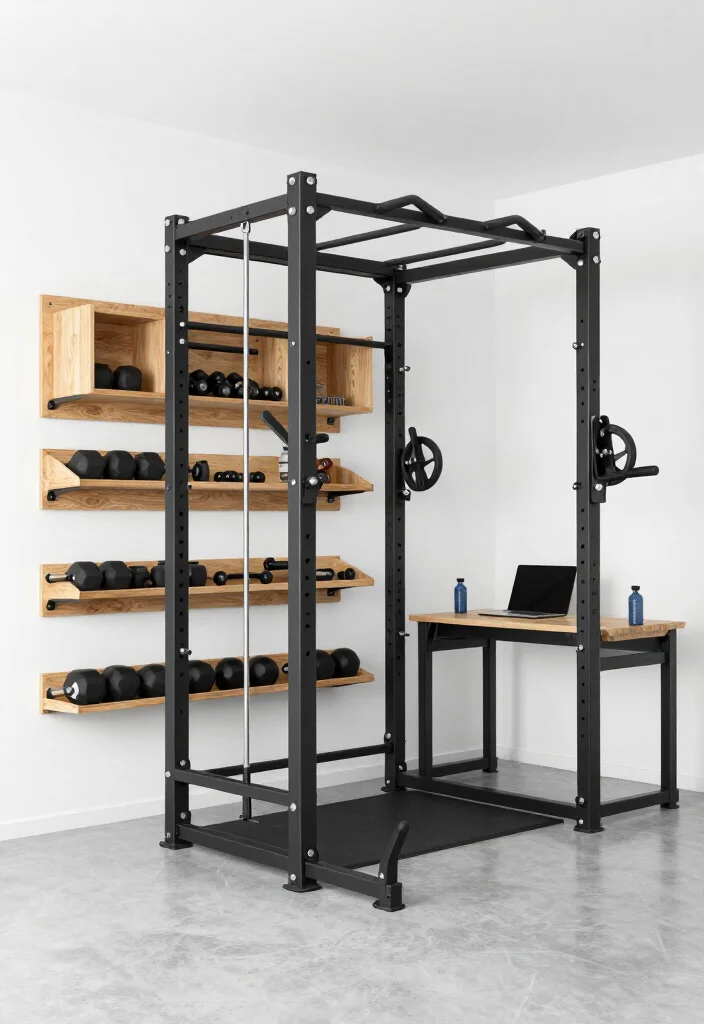 19 Garage Gym Design Ideas That Look Professional Enough to Show Off Every Single Day - 5. Multi-Functional Space 1