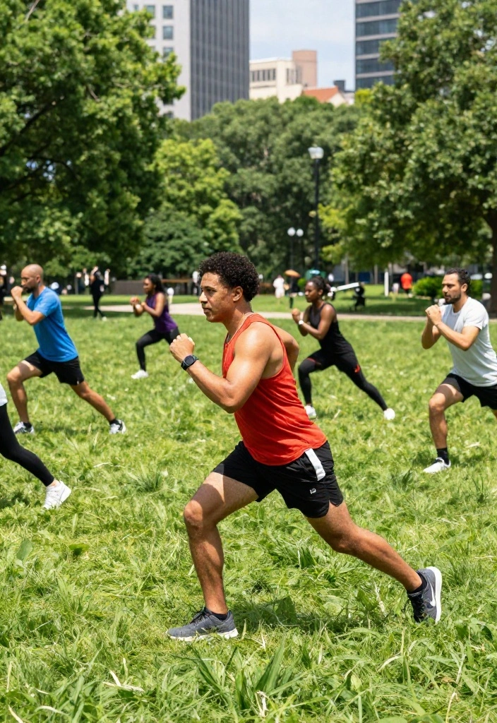 19 Gym Photo Ideas to Document Your Fitness Journey for Instagram and Pinterest - 13. Outdoor Workout 1