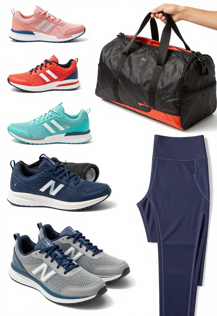 19 Gym Photo Ideas to Document Your Fitness Journey for Instagram and Pinterest - 17. Gym Gear Showcase 1