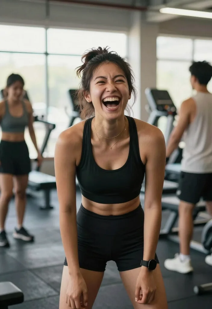 19 Gym Photo Ideas to Document Your Fitness Journey for Instagram and Pinterest - 8. Candid Moments 1
