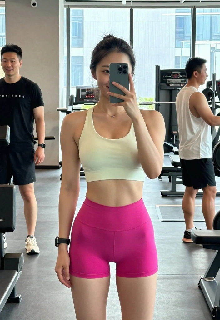 19 Gym Selfie Ideas That Look Candid and Natural but Are Actually Perfectly Composed - 1. The Classic Mirror Selfie 1