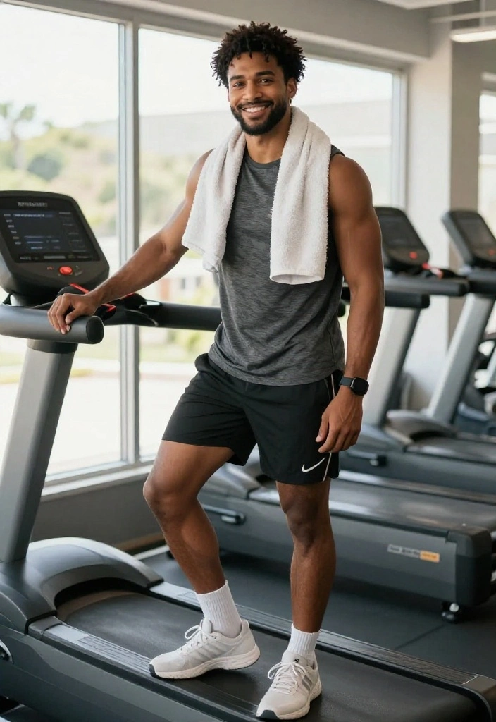 19 Gym Selfie Ideas That Look Candid and Natural but Are Actually Perfectly Composed - 9. Towel Over the Shoulder 1