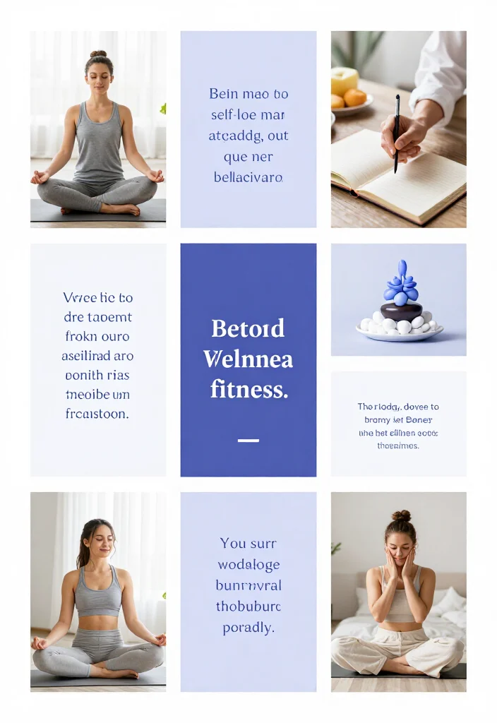19 Gym Vision Board Aesthetic Ideas to Map Out Your Fitness Goals for 2026 - 13. Wellness Beyond Fitness 1