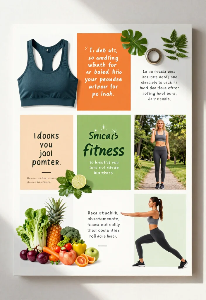 19 Gym Vision Board Aesthetic Ideas to Map Out Your Fitness Goals for 2026 - 16. Sustainable Fitness 1