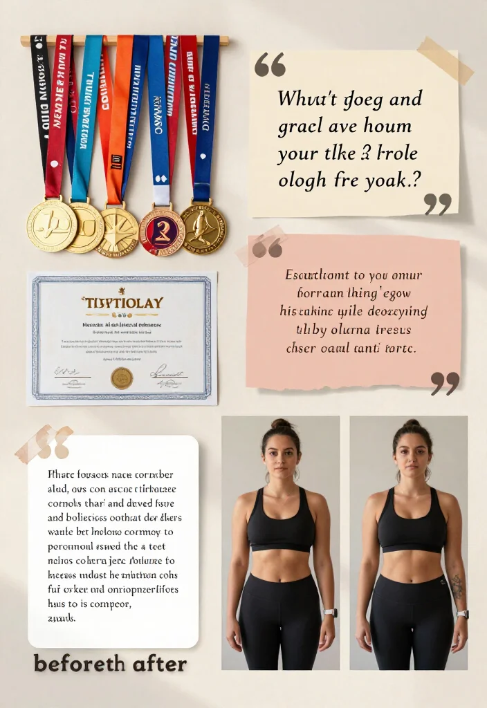 19 Gym Vision Board Aesthetic Ideas to Map Out Your Fitness Goals for 2026 - 19. Reflection and Review 1