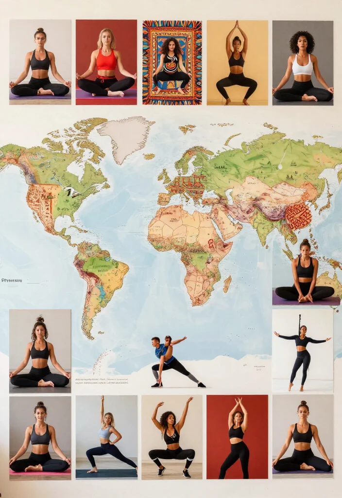 19 Gym Vision Board Aesthetic Ideas to Map Out Your Fitness Goals for 2026 - 9. Fitness Inspirations from Around the World 1
