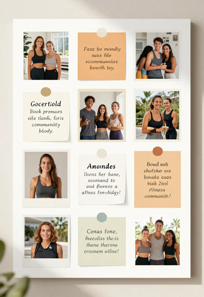 19 Gym Vision Board Ideas to Set and Visualize Your Body Goals for 2026 - 11. Community and Support 1