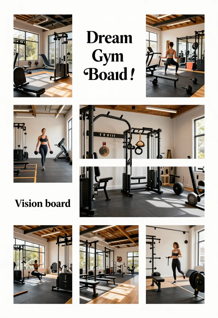 19 Gym Vision Board Ideas to Set and Visualize Your Body Goals for 2026 - 12. Your Dream Gym Setup 1
