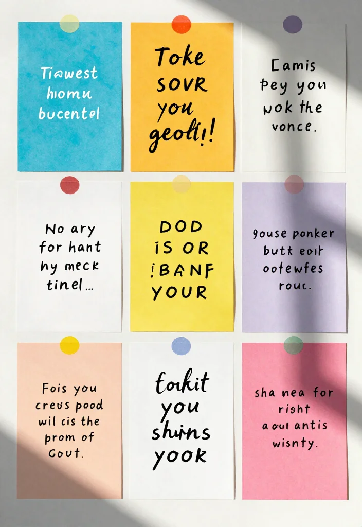 19 Gym Vision Board Ideas to Set and Visualize Your Body Goals for 2026 - 15. Personalized Affirmations 1