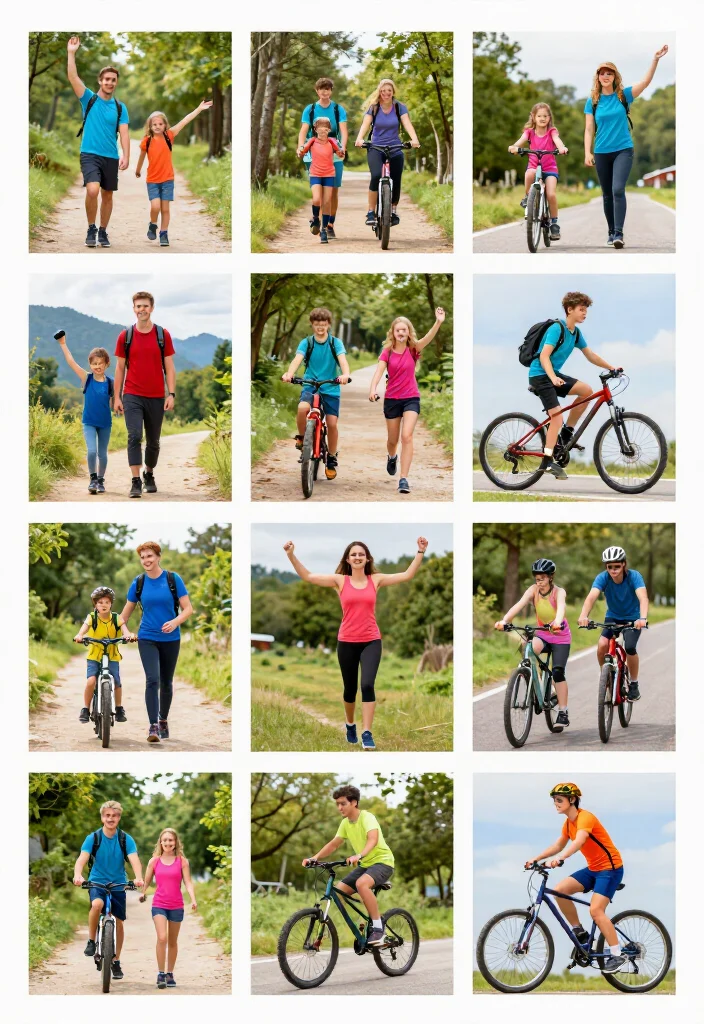 19 Gym Vision Board Ideas to Set and Visualize Your Body Goals for 2026 - 17. Family Fitness Activities 1
