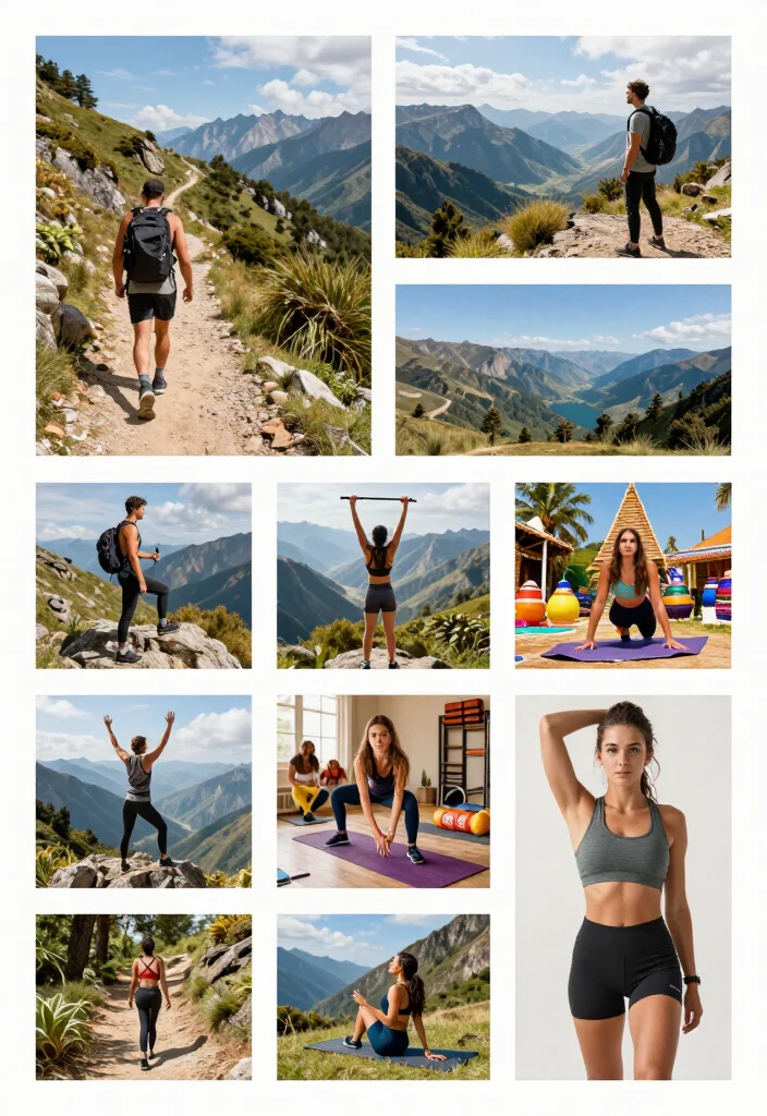 19 Gym Vision Board Ideas to Set and Visualize Your Body Goals for 2026 - 18. Travel and Fitness 1