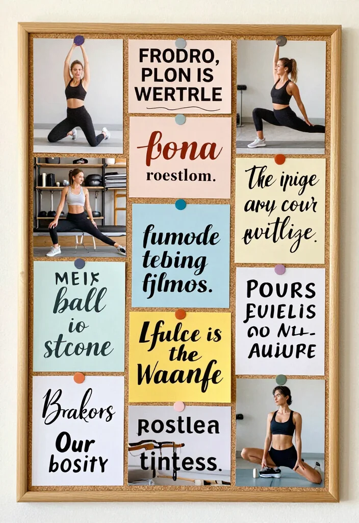 19 Gym Vision Board Ideas to Set and Visualize Your Body Goals for 2026 - 2. Inspirational Quotes 1