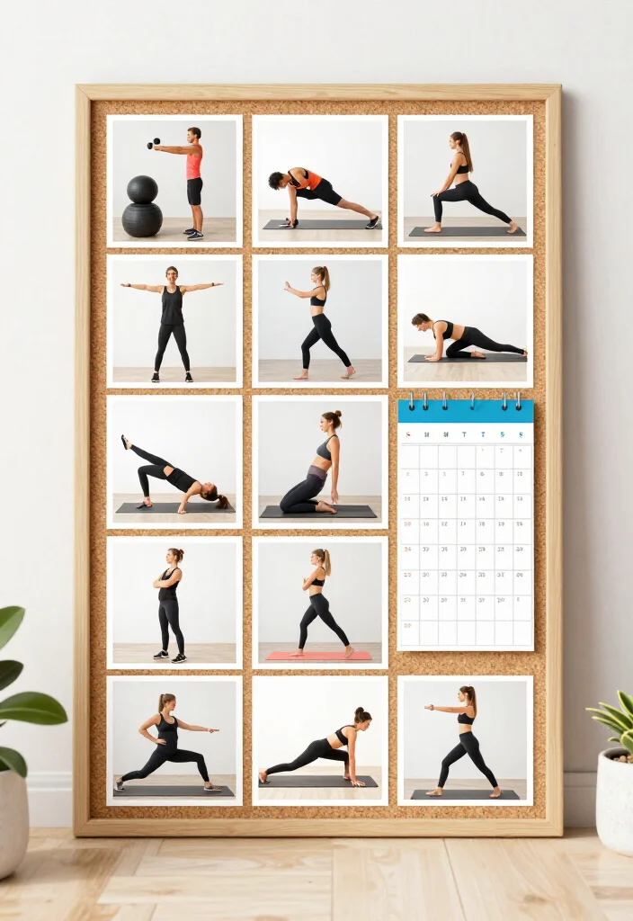 19 Gym Vision Board Ideas to Set and Visualize Your Body Goals for 2026 - 6. Workout Routines 1